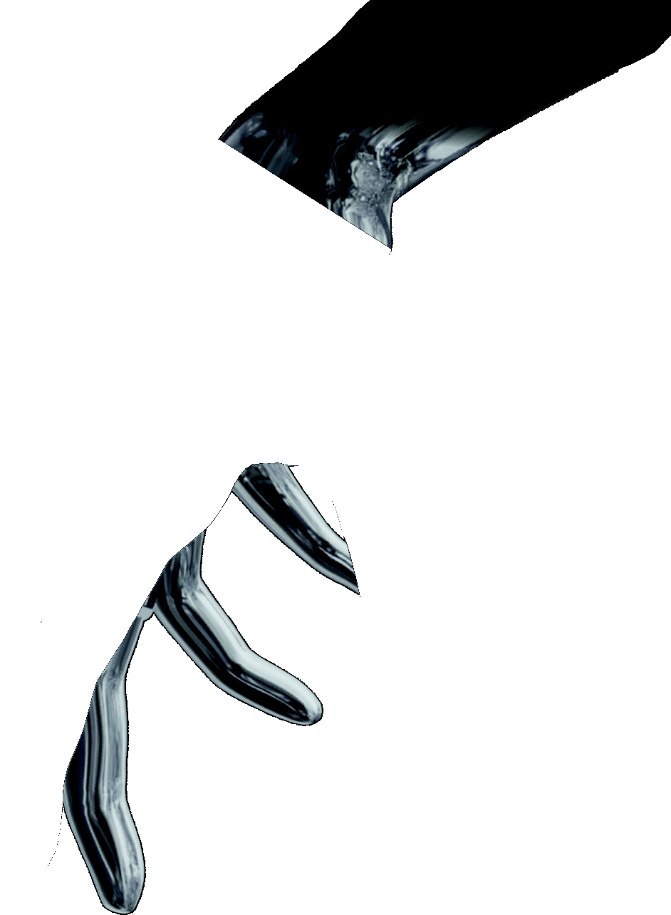 Glass hand